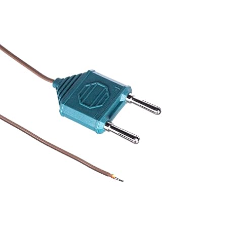 K Type Thermocouple Probe Wire High Accuracy K Type Standard Connector Thermocouple Temperature Probe Sensor, 1 Meter Long Measure Range -40C~260C (-40F~500F)