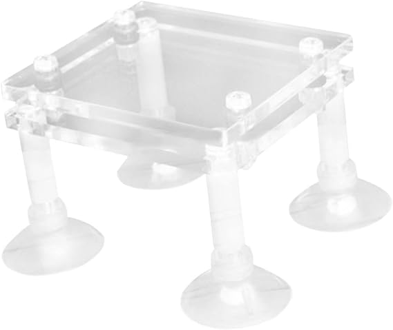 Submersible Pump Support Stand Shockproof Rack for Aquariums Acrylic Water Pump Bracket Space-Saving Design for Easy Installation and Storage