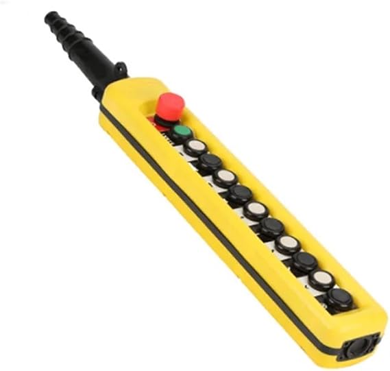 XAC-11913 2 Speed Hoist Crane Truck 11 Pushbuttons Pendant Control Station E-Stop BJXKHFPIV