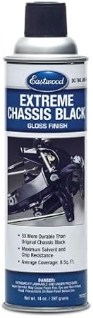 Eastwood Extreme Chassis Black High Gloss Aerosol 14 oz Improves Chips Resistant