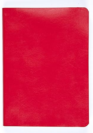 Miquelrius Soft Bound Journal, (6 x 8, Lined 100 SHEETS/200 PAGES) (Red)