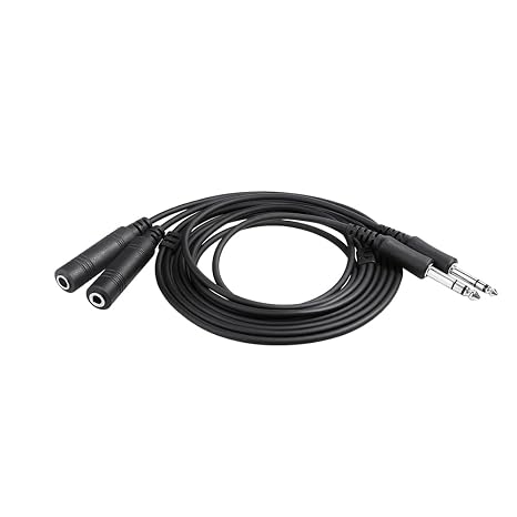 Wirenest General Aviation Dual Plug Headset Extension Cable, 5 ft (1.5 m) GA Twin Plug PJ-055 / PJ-068, Male to Female Pilot Intercom Lead