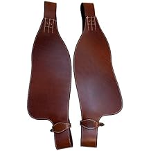 Showman Smooth Leather Replacement Fenders Pair