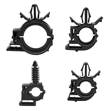 Push Mount Car Wire Clips Assorted Sizes, Universal Auto Wire Loom Routing Clips Assortment Kit (Pack of 40)
