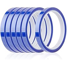 PYD Life Sublimation Heat Crafts Tape 0.4 Inch x 108 Ft - Blue Thermal Heat Resistant Tape