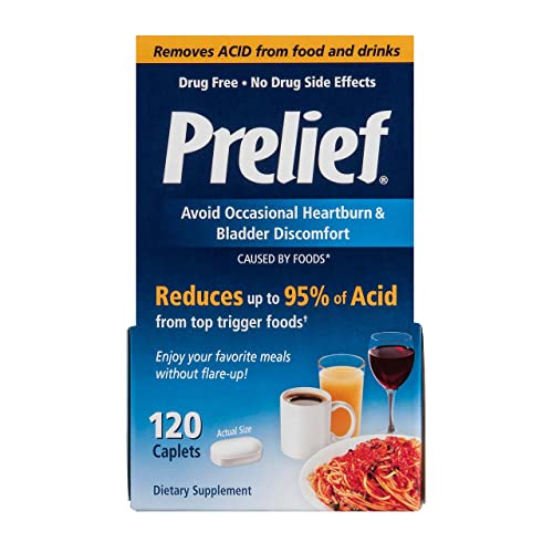Prelief Dietary Supplement - 120 Caplets, Pack of 6