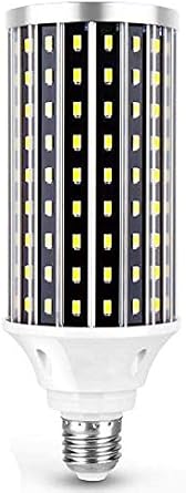 KLED LED Corn Bulb, Super Bright, 50W, 5000 Lumen, 6000K (Cool White), LED Light Bulb, Medium Base E26, CRI 85+, for Garage Warehouse High Bay Barn