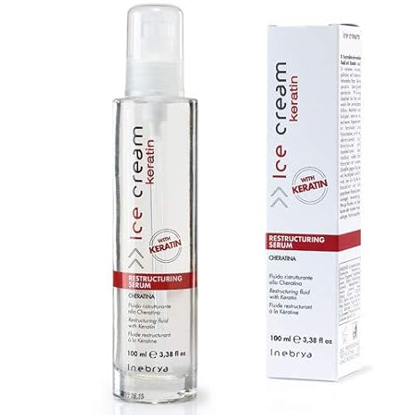 Inebrya Ice Cream Keratin Restructuring Serum 100ml/ 3.38oz