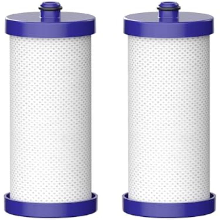 Waterdrop WF1CB Replacement for Frigidaire PureSource WFCB, RG100, NGRG2000, WF284, 9910, 469906, 469910 Refrigerator Water Filter, 2 Filters