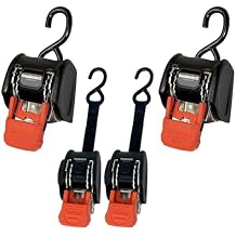 CargoBuckle G3 Retractable Ratchet Tie-Down System and The CargoBuckle F103745 Mini G3 Retractable Tie-Down Ratchet (2-Pack)
