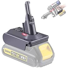 for Dyson V7 V8 Battery Adapter, Convert for Dewalt 20v Battery to Dyson's Battery, to Replace for Dyson V7&V8 Motorhead Series Cordless Stick Vacuum Cleaner Original Battery (Adapter Only)