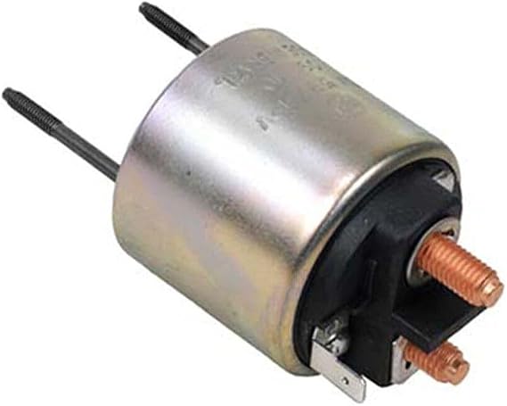 12V Solenoid fits Europe Dyane 17Kw 071 Stud-Mount Type M8 X 1.25 Post-Terminal Battery D9E92-PARIS Rhone Left 12-VOLTS 3-Terminals