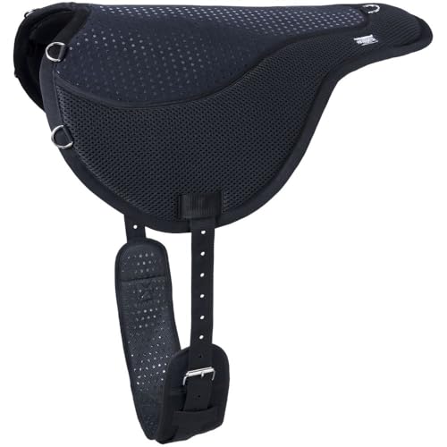 Tough 1 Bareback Pad Premium Breathable Mesh Grip Black 31-920