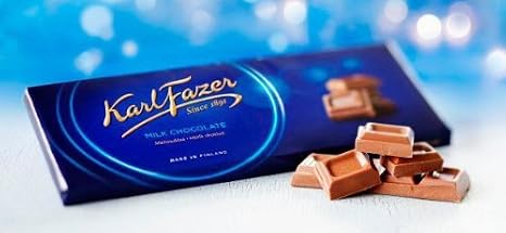 Milk Chocolate Blue Original from Finland by Karl Fazer [Pack of 9]