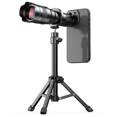 Evil eye 36X Telephoto Lens for iPhone 15, High Power HD Telephoto Phone Lens with Tripod, Phone Lens Attachments for Travel, Concert, Exploration