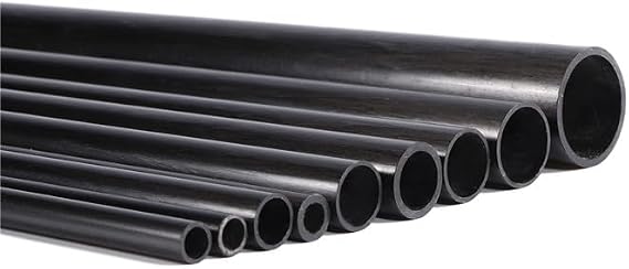 Carbon Fiber Pulling Tube OD 2-10mm x 300mm Hollow Pipe/Rod Pole for RC Airplane Kite Model10pcs 1.8x1x300mm