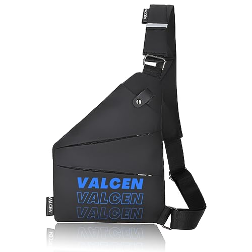 Valcen Personal Pocket Bag for Travel, Sling Bag, Crossbody Bag, Anti-theft Robbery Outdoor Casual Simple Large Capacity Multi-pocket Crossbody Chest Bag for Everyone.