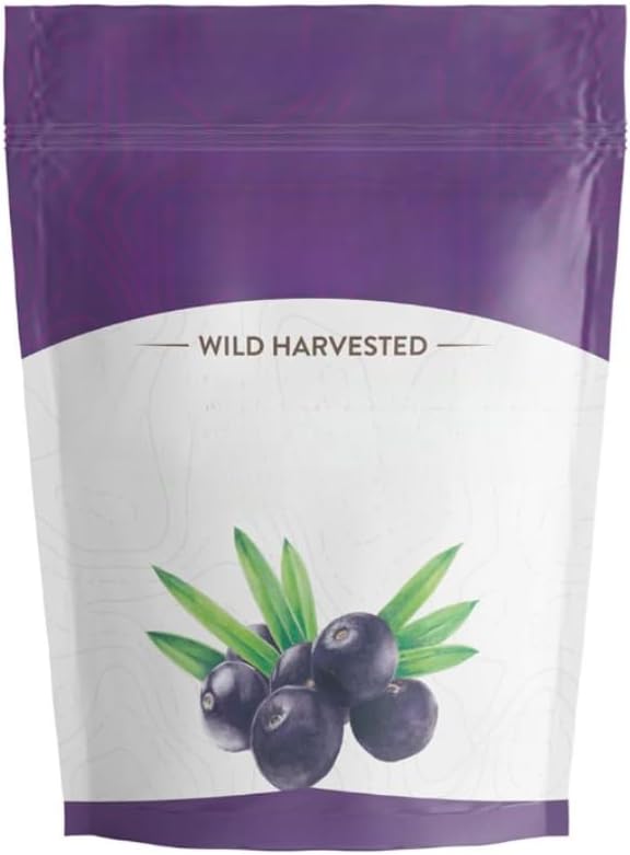Premium Acai Berry Powder - No Sugar &amp; Additives - Great Flavor for Smoothies and Beverages - Non-GMO, Gluten-Free（1PCS）