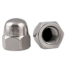 FullerKreg M6-1.0 DIN 1587 A2 Stainless Steel Acorn Nut 50pcs
