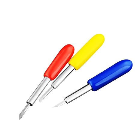 15pc Mixed Handle Color Lettering Knife Set 30/45/60 Degree Cutting Plotter for Vinyl Cutter