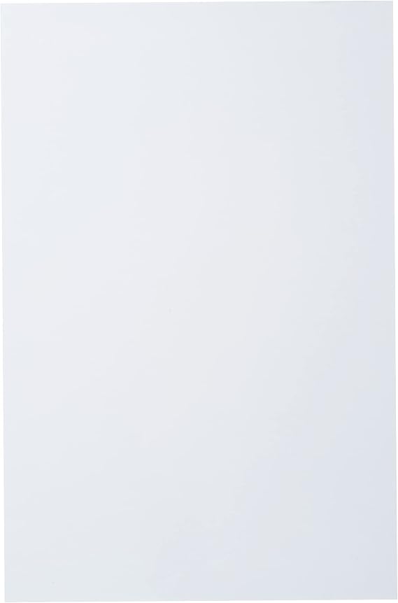 Blank Guitar Bass Pickguard Material Scratch Plate for Fender Stratocaster Telecaster Custom, 3Ply White 11x17 Inch