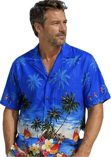 Parrot Collection Men's Hawaiian Shirts