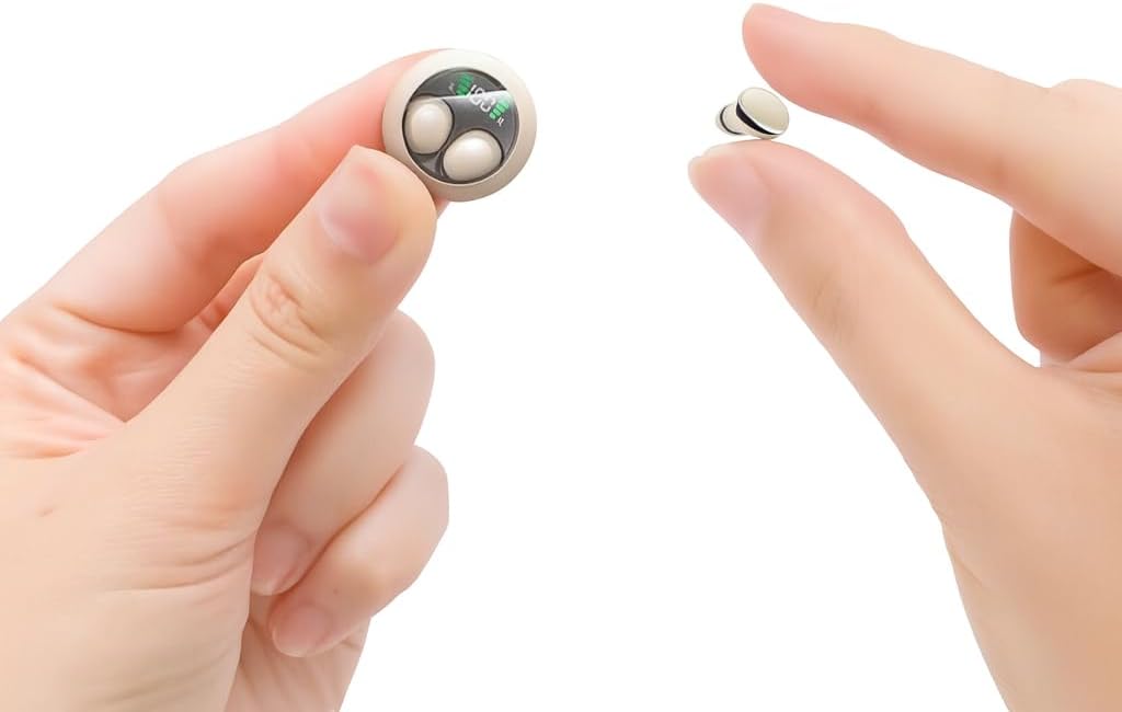 7S Pro Mini Invisible Sleep Earbuds Bluetooth 5.4 – 超小型ワイヤレスインイヤーヘッドフォン 横向き寝用 48時間再生 無灯ナイトモード IPX5防水 内蔵マイクスキン
