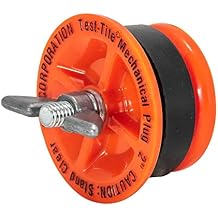 Eastman 2 Inch IPS Mechanical Test Plug, Screw and Zinc Nut, ABS, 78033