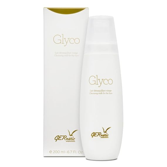 Gernetic Glyco Cleansing Milk, Hydrating Makeup Remover for Face & Neck, for All Skin Types, 200 ml/ 6.7 fl oz