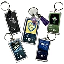Spotify Song Keychain | CUSTOM | Key Chain + Add Charm | TWICE | XIKERS | STRAY KIDS | NCT | G IDLE | ATEEZ | 17 | EXO | Treasure | New Jeans | ZB1 | KPOP