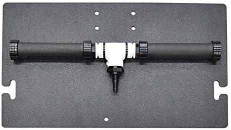DM2 Weighted Air Diffuser Manifold with Two 6" Membrane Diffusers | Weighted design for easy installation. Includes polyethylene underlay, check valve, strain relief, barb fitting and clamp