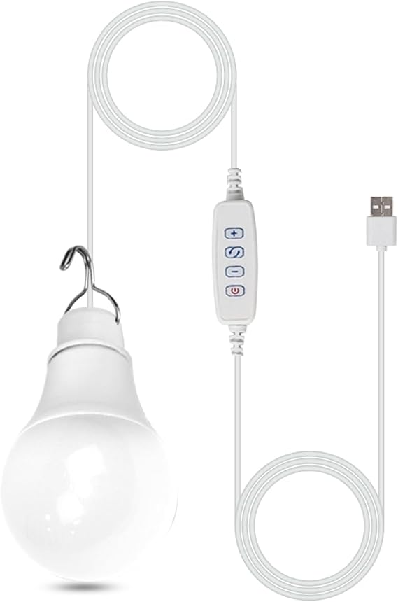 Powkey 10W LED Bulbs for Portable Power Station Camping Travel