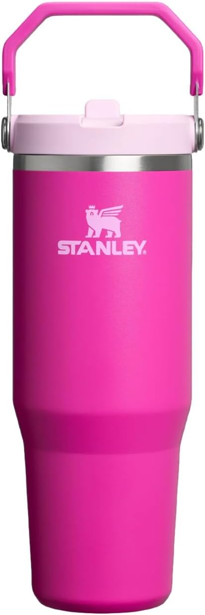 Stanley The IceFlow Flip Straw 2.0 Tumbler 0.89L Pembe Termos