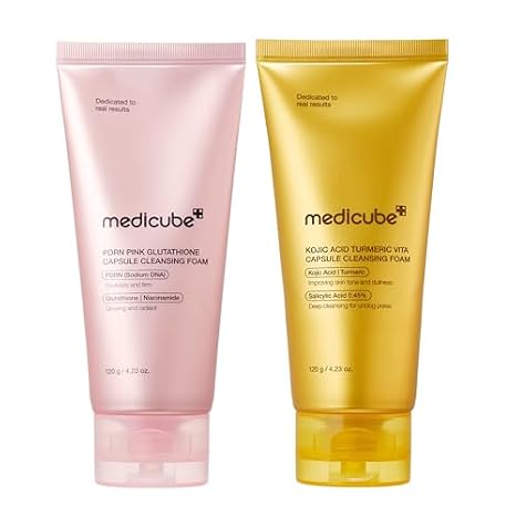 medicube Tone Correcting Cleanser Duo - PDRN & Kojic Acid Capsule Foam