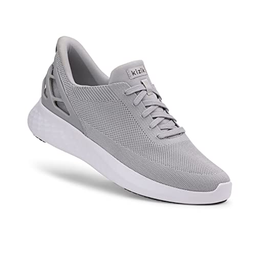 Kizik Slip On Sneakers: Athens - Comfortable All-Day Wear, Hands Free Convenience, Breathable Knit Top, Mens & Womens Walking Shoes with Arch Support