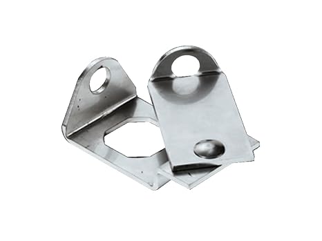 Rittal 8018973, Padlock hasp Lockout for wallmounted enclosures and Junction Boxes, Riveted with Square Cutout, Stainless Steel