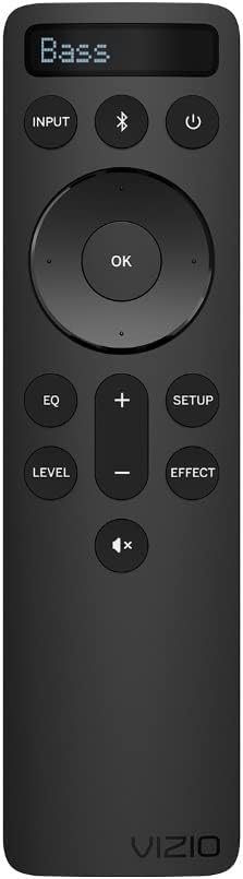 OEM Replacement Bluetooth Backlit Display Sound Bar Remote Controller fit for All Vizio 2.1, 5.1.2 and 5.1.4 Premium Sound Bar Home Theater System
