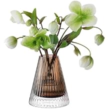 LSA Glass/Steel Flower Base Object 4.9 inches (10 cm) Tall Beacon Candle Holder/Vase LBE02 Small Vase