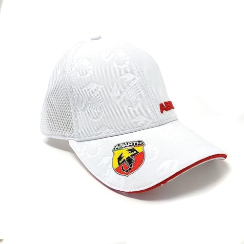 Abarth 18104 21734 Official Summer Cap, White