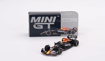 True Scale Miniatures Model Car Compatible with F1 Bull Racing RB18#1 Max Verstappen 2022 Abu Dhabi Grand Prix Winner Limited Edition 1/64 Diecast Model Car MGT00520
