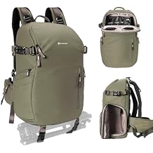 Besnfoto Camera Backpack Waterproof Bag Professional Travel Photography Bag Large for DSLR SLR Mirrorless Camera with Tripod Holder and Laptop Compartment Compatible with Canon/Nikon/Sony