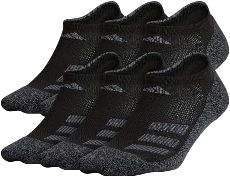 adidas Kids No Show Socks for Boys and Girls 6 Pairs Durable & Comfortable