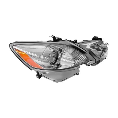 HID Projector Headlights For 2006-2011 Lexus GS Series GS300GS350GS430GS450hGS460 Compatible w Factory XenonHID WO AFS Headlight Model Only Right Side Replace #8114030B60,wO AFS RH