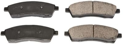 Ren Tsui 4pcs Disc Brake Pad Set Kit Rear Left Driver and Right Passenger Side Ceramic 1998 for Ford for Excursion for F250 for F250 SuperDuty for F350 for F350 SuperDuty 16-757 0446632040 RXC1572