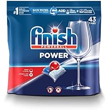 Finish Power - 43ct - Dishwasher Detergent - Powerball - Dishwashing Tablets - Dish Tabs, (Pack of 4)