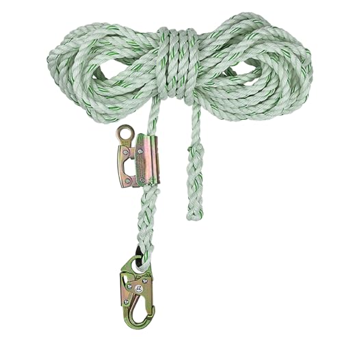 Safewaze FS700-25GA 58 Rope Lifeline  25 with FS1117 Fall Arrester Attached