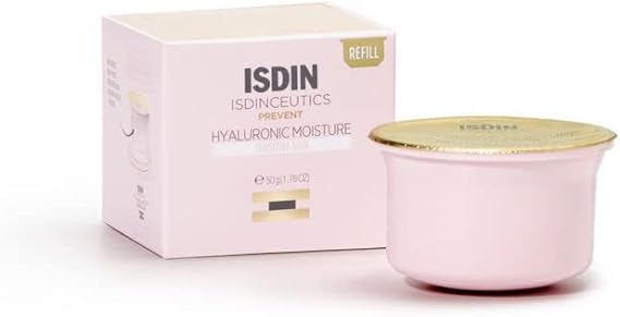 ISDIN ISDINCEUTICS Hyaluronic Moisture Sensitive Skin Refill Lightweight Moisturising Face Cream with Hyaluronic Acid and Niacinamide for Sensitive Skin 50 g