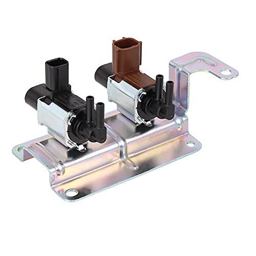 X AUTOHAUX LF82-18-740 4 Pins Intake Manifold Vacuum Solenoid Valve Silver Tone for Mazda 3 5 6 CX-7
