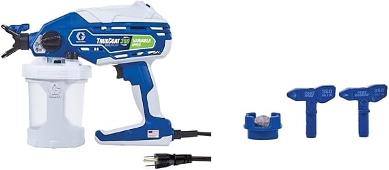 Graco 26D283 TrueCoat 360 Variable Speed Paint Sprayer Bundle with 18F520 Paint Spray Tip Kit