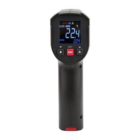 UNI-T Uni-Trend Industrial Thermometer Digital Thermometer UT306S Non-Contact Industrial Infrared Laser Temperature Meter Temperature Gun Tester-50-500(UT306S)